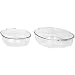 Pyrex Bakeware 2-Quart and 4-Quart Oval Roasters, Set of 2