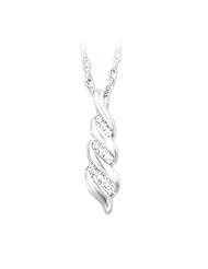 Romantic Diamond Pendant Necklace: Our Love For Always by The Bradford Exchange