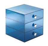 3-Drawer Organizer Box - Pacific Blue