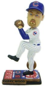 Chicago Cubs Kerry Wood Alternate Ticket Base Forever Collectibles Bobble Head
