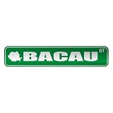  BACAU ST  STREET SIGN CITY ROMANIA