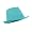 Cotton Turquiose Fedora