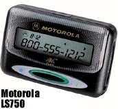 Motorola Ls750 Numeric 1way Pager with Annual Service Plan Included