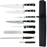 Sabatier Chefs Knife Set 8 Piece Set Supplied In A Nylon Wallet