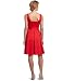 Calvin Klein Women's Belted Cotton Tank Dress,Poppy,4 image 1