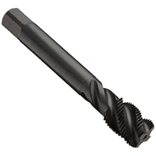 Dormer MTT-X E043 Powdered Metal Pipe Tap, Spiral Flute, BSP, Black Oxide Finish, Round Shank With Square End, Modified Bottoming Chamfer