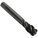 Dormer MTT-X E043 Powdered Metal Pipe Tap, Spiral Flute, BSP, Black Oxide Finish, Round Shank With Square End, Modified Bottoming Chamfer
