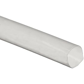 Zeus PTFE(Teflon) Heat Shrink Tubing, 0.375" Min ID, 0.012" Wall, Shrink Rat 4:1 48" Length