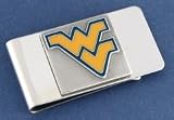 West Virginia University Pewter Money Clip NCAA