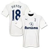 11-12 Tottenham Home Jersey + Defoe 18-L