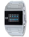 01TheOne Men's Kerala Trance Binary Blue LED Fashion Watch #KT102B2