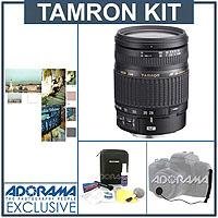 Tamron AF 28-300mm f/3.5-6.3 XR Di VC (Vibration Compensation) Aspherical (IF) AF Zoom Lens for Canon EOS - U.S.A. Warranty, with Tiffen 67mm Photo Essentials Filter Kit, Lens Cap Leash, Professional Lens Cleaning Kit,