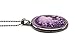 Soulbreezecollection Purple Cameo Pendant Necklace Charm Fashion Jewelry for Women