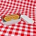 One Hundred 80 Degrees Eco Friendly Set of Four Reusable Melamine Hot Dog 5.5" Tray