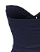 LE3NO Womens Stretchy Strapless Twisted Bustier Crop Top