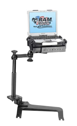 RAM Mounting Systems RAM-VB-159-SW1 No-Drill Vehicle Laptop Computer Mount for All GM Trucks and SUVs, All Seat Types 2007-Newer, Hummer H2 2003-Newer