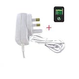 Sumnique Creative Labs Zen V Mains Charger For Zen V & Zen V Plus 1gb, 2gb & 4gb + Sumnique Zen V & Zen V Plus Silicone Skin Case - Midnight Black -