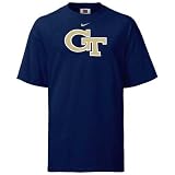 Nike Georgia Tech Yellow Jackets Navy Blue Classic Logo T-shirt