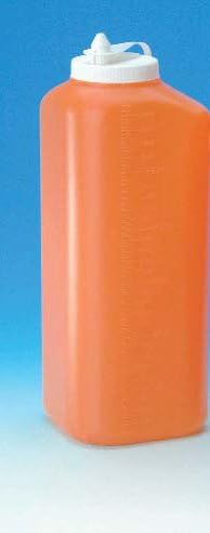 24 hr urine container with dripless spout 3000 mL