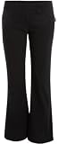 Ladies Black Two Button Stretch Womens Hipster Trousers Sizes 6-16