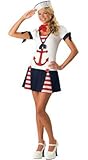 IMAGE OF Sassy Sailor Teen Junior Halloween Costume - Size Teen S, Dress Size 1-3