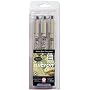 Sakura Pigma Micron Pen Set 3 Per Package, Black Ink