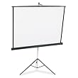 Portable Tripod Projection Screen, 60"x60", White Screen