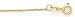 14K Yellow Gold 1.0MM CABLE PENDANT CHAIN 16"