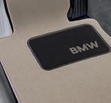 BMW 1 Series Convertible Genuine Factory OEM 82110439373 Taupe Carpet Floor Mats (complete set of 4 mats)