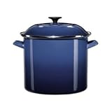 Le Creuset Enamel-on-Steel 20-Quart Covered Stockpot, Cobalt Blue