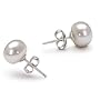 PearlsOnly White 7-8mm AA Freshwater Pearl Earring Set-Sterling-Silver-Posts