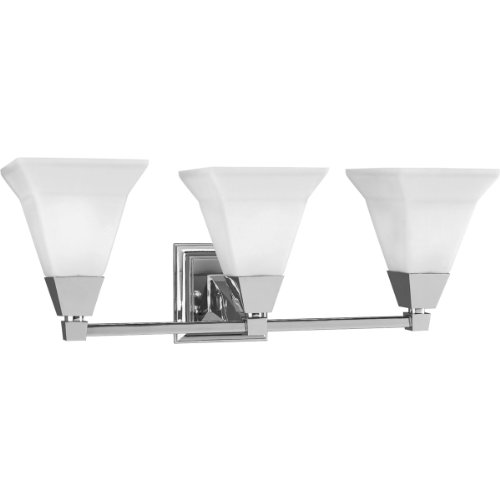 Progress Lighting P3137-15 3-Light Bath Fixture, Polished Chrome Progress Lighting P3137-15 3-Light Bath Fixture, Polished Chrome