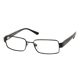 AUTHENTIC BVLGARI 1013 128 MATTE BLACK METAL EYEGLASSES