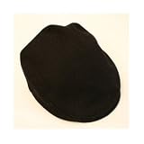 Irish Made Tweed Flat Cap - Black - Extra Large