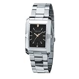Kenneth Cole Reaction Men's Black Dial Silver-Tone Bracelet Watch - KC3674