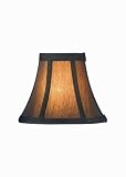 Lite Source CH594-6 6-Inch Lamp Shade, Bronze/White Liner
