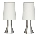 2er Tischleuchtenset Jannis chrom