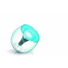 Philips LivingColors Gen 2 69171/60/PU Colour Changing Mood Lamp with Remote Control, Clear