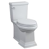 American Standard 2817.016.020 Town Square Concealed Trapway Right Height Elongated Toilet with Seat, White American Standard 2817.016.020 Town Square Concealed Trapway Right Height Elongated Toilet with Seat, White