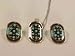 Zuni Pendant and Matching Earrings