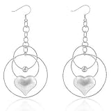 Fashion Jewelry - Big and Small Loop Dangling Earrings