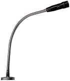 Astatic Omnidirectional Dynamic Microphone, 1 DPDT Push - to - Talk Switch, 19 inch Gooseneck, 2 3 / 4 inch Flange and 6 &acute; Cable - Chrome - B00076XOBO