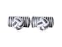 Classic Silver & Gray Silk Knot Log Cufflinks With Velour Pouch