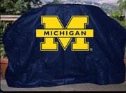 Gas Grill Cover For Large Grill with University of Michigan Logo