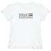 T-Shirt Woman White Elegant Flag 