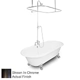 American Bath Factory T150C-OB Winston Bathtub Faucet Package 2 in White
