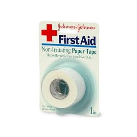 Johnson & Johnson Non-Irritating Paper Tape, 1-Inch 1 roll