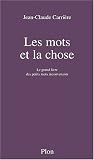 Les Mots et la Chose