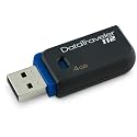 Kingston DataTraveler 112 - 4 GB USB 2.0 Flash Drive DT112/4GB (Black/Blue)