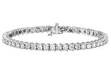 5 Carat Diamond 14K White Gold Tennis Bracelet